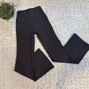 Colorfulkoala Flare Yoga Leggings Athletic High Waist Workout Pants Gray Small